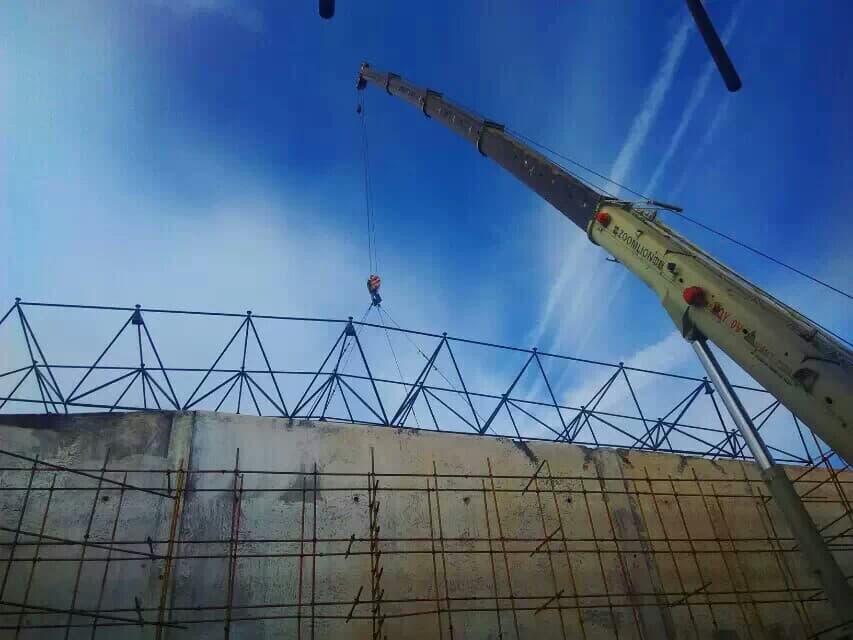 瑞安食堂网架结构工程